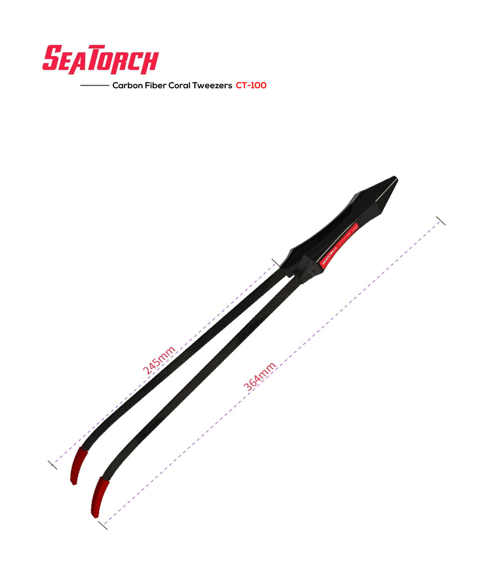 Carbon Fiber Aquarium Tweezers CT-100