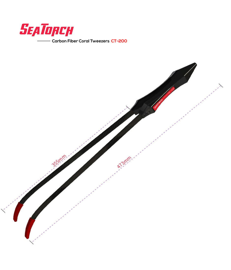 Carbon Fiber Aquarium Tweezers CT-200