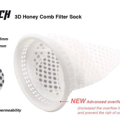 3d honeycomb aquarium filter sock 150 micron
reusable sump filter sock for reef tank
marine aquarium mechanical filter sock PP material
4 inch aquarium filter sock for sump system
7 inch reef tank filter sock reusable mesh
aquarium debris filter sock honeycomb design
saltwater aquarium sump filter sock 150μm
anti clog aquarium filter sock for reef tank
reusable mechanical filtration sock marine aquarium
Seatorch honeycomb filter sock for sump