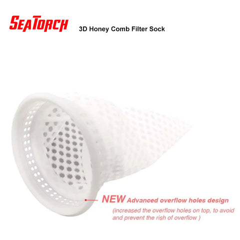 3d honeycomb aquarium filter sock 150 micron
reusable sump filter sock for reef tank
marine aquarium mechanical filter sock PP material
4 inch aquarium filter sock for sump system
7 inch reef tank filter sock reusable mesh
aquarium debris filter sock honeycomb design
saltwater aquarium sump filter sock 150μm
anti clog aquarium filter sock for reef tank
reusable mechanical filtration sock marine aquarium
Seatorch honeycomb filter sock for sump