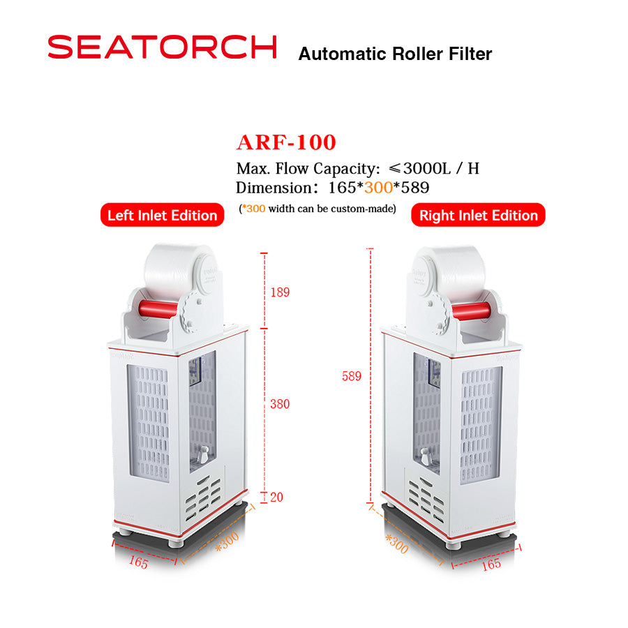 Automatic Roller Filter (Left Inlet Version)