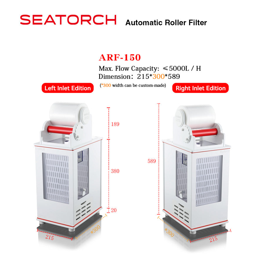 Automatic Roller Filter (Left Inlet Version)