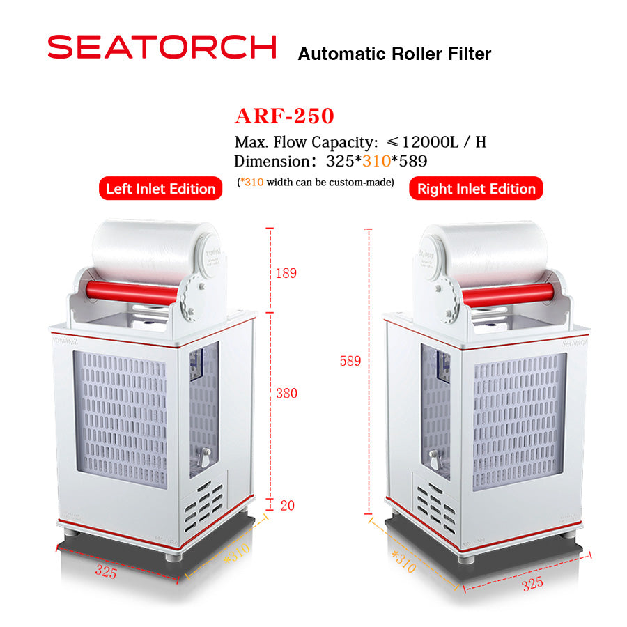 Automatic Roller Filter (Left Inlet Version)