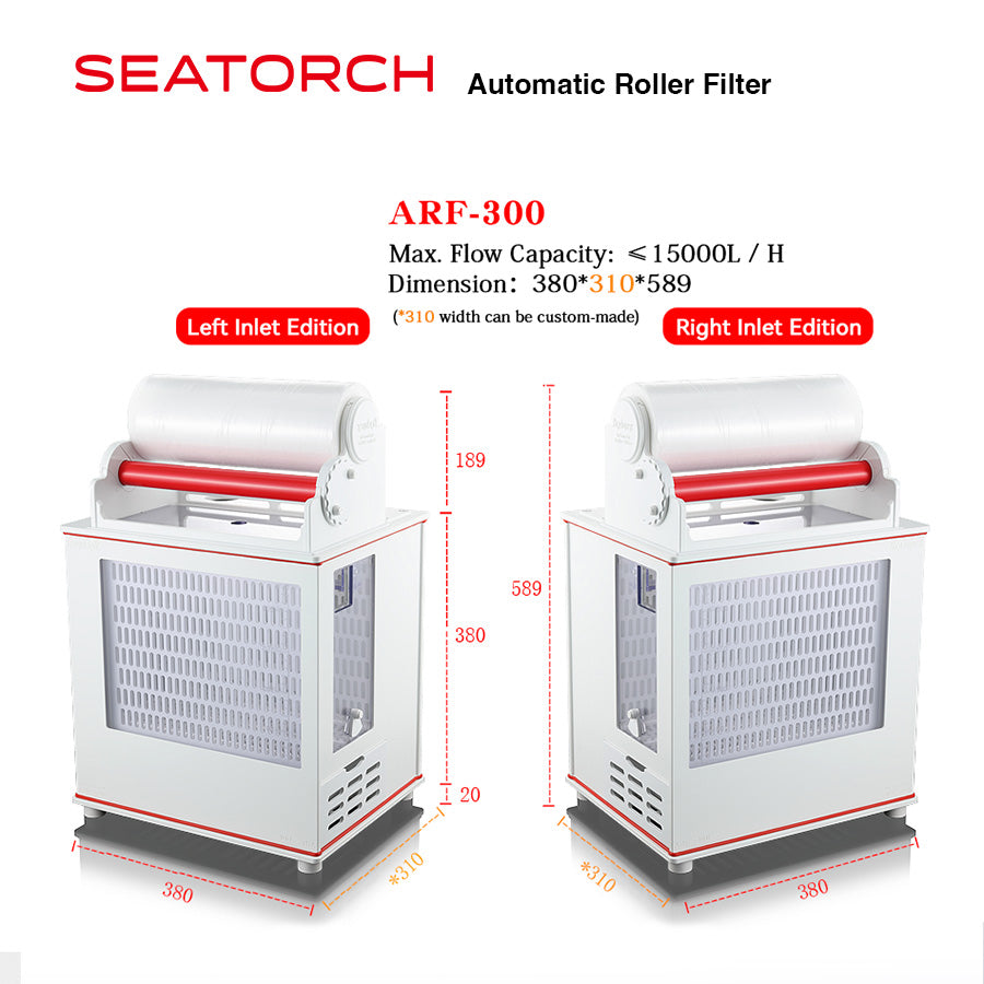 Automatic Roller Filter (Left Inlet Version)