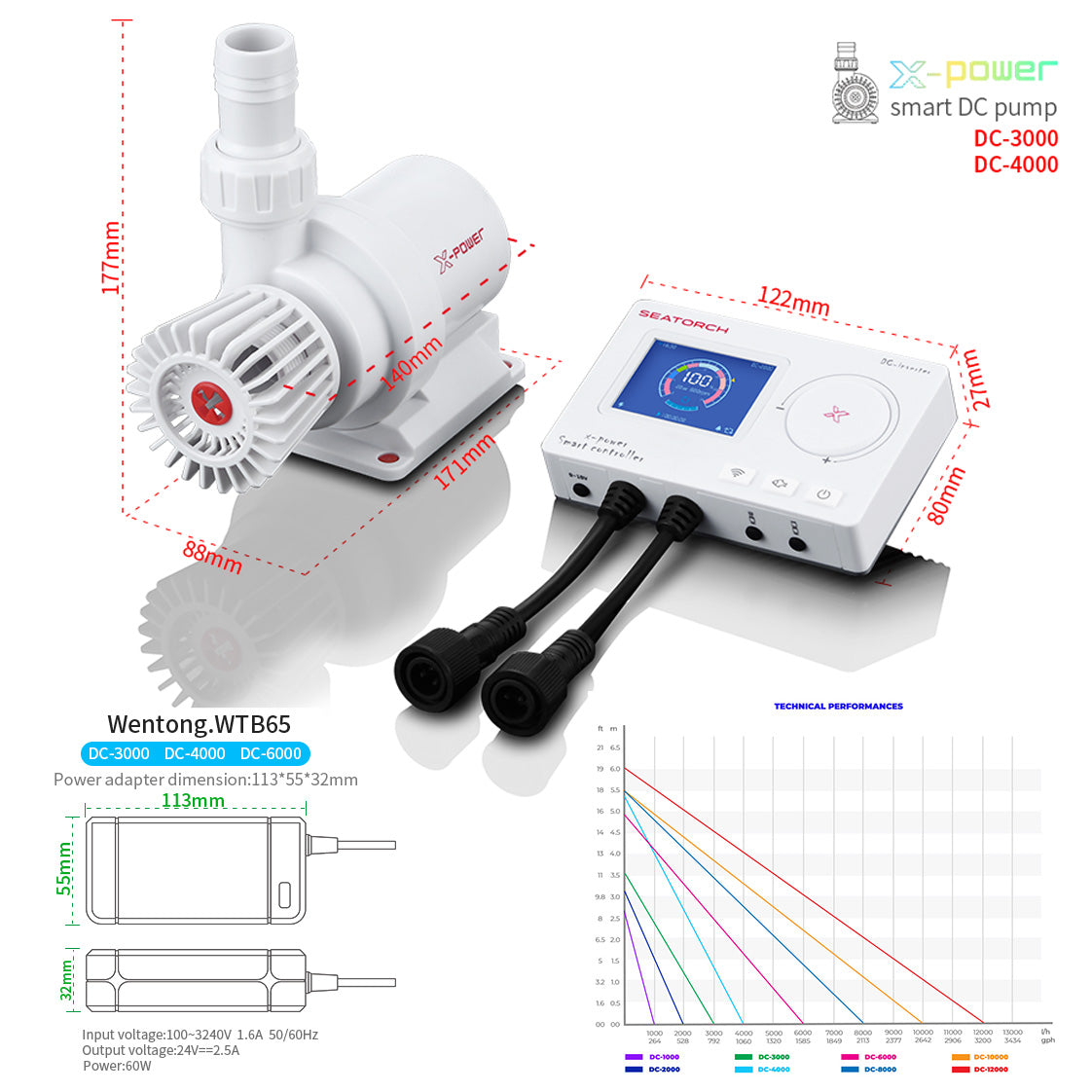 X-POWER Smart DC Pump 4000