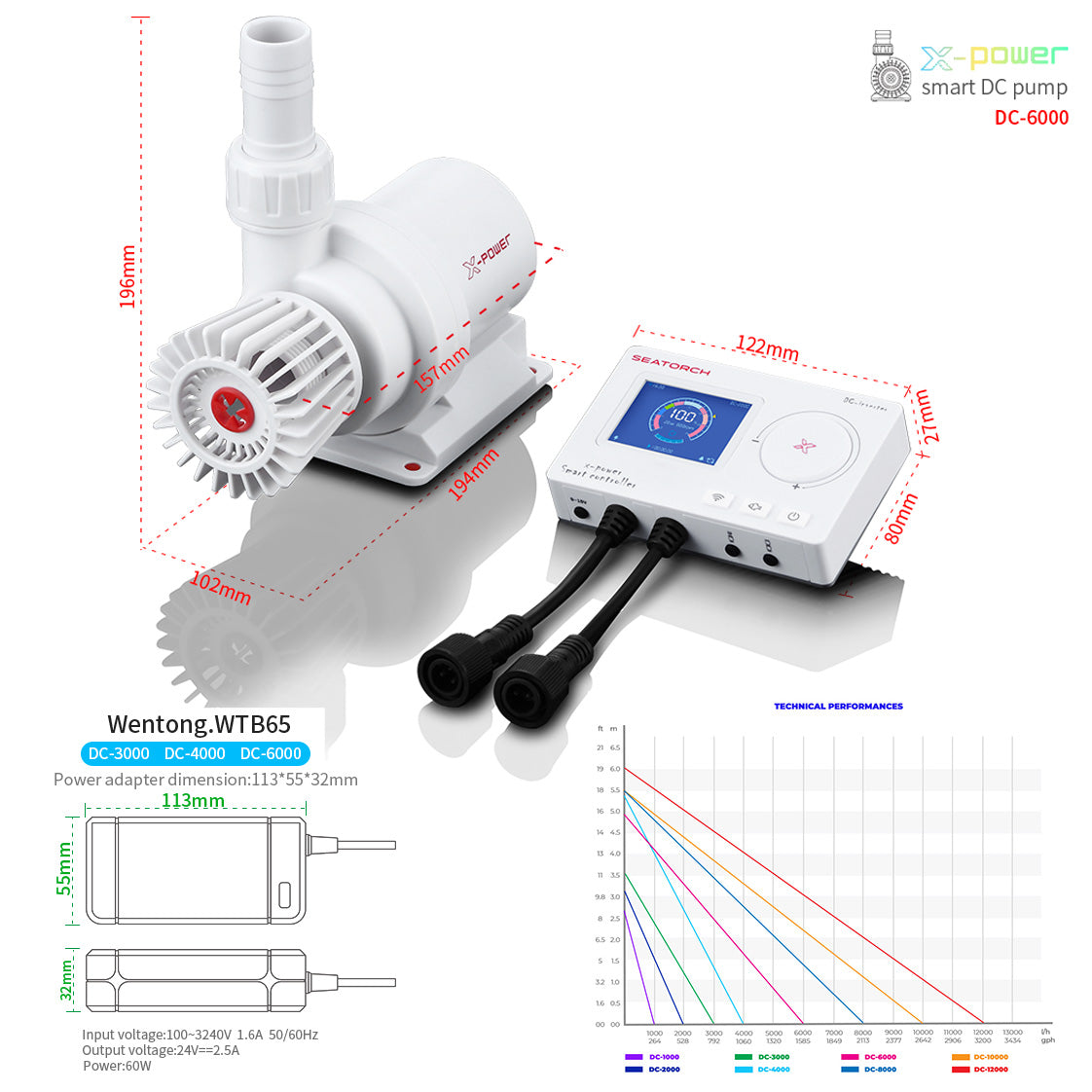 X-POWER Smart DC Pump 6000