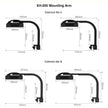 aquarium light mounting arm, reef tank light bracket, LM25 Pro mounting system, aquarium LED light holder, rimless tank light mount, marine aquarium lighting accessory, Seatorch mounting arm, reef aquarium light support