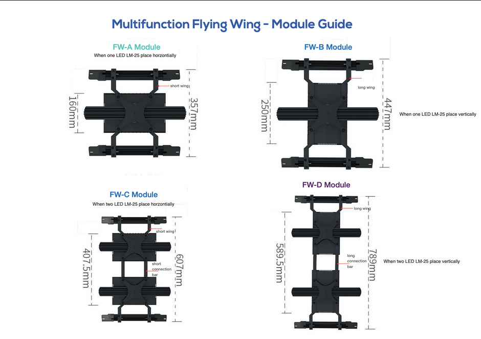 FW-D Long Connection Bar Module